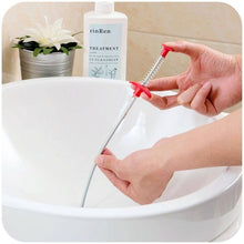 Load image into Gallery viewer, 85cm Long Sewer Cleaning Wire Spring Household Bendable Sink Tub Toilet Dredge Pipe Bathroom Kitchen Sewer Cleaning Tools
