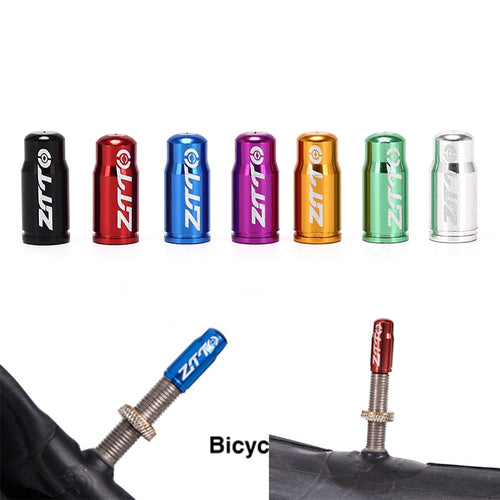 1PCS 7 Colors Road MTB Bike Wheel Tire Covered Protector French Tyre Dustproof Bike Bicycle Presta Valve Cap Dust Cover