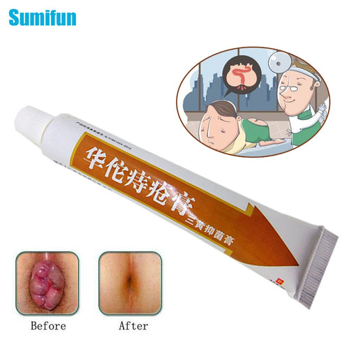 1Pcs Hemorrhoids Ointment 100% Original Vietnam Chinese Cream Painkiller Pain Relief External Anal Fissure Medical Plaster P1002