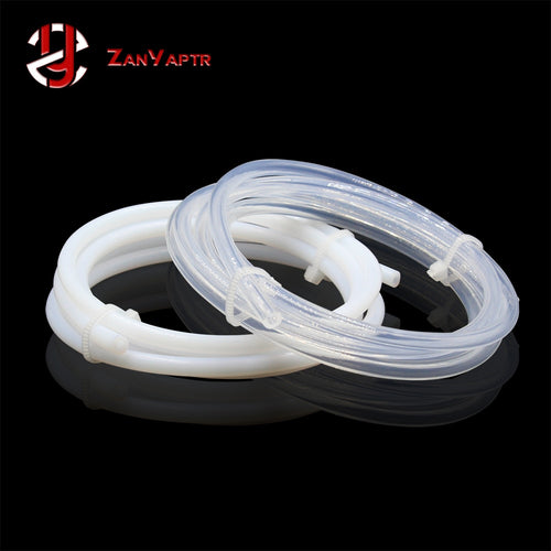 1M PTFE Tube Clear Teflon PiPe to J-head hotend RepRap Rostock Bowden Extruder Throat  For filament 1.75/3.0mm ID 2mm 3mm OD 4mm