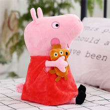 Load image into Gallery viewer, 19 CM Original Peppa Pig Family George Dad Mom Pelucia Stuffed Doll Plush Toys For Children Birthday Gifts