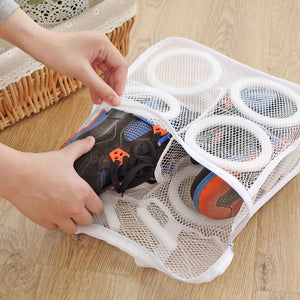 150ml Mesh Laundry Shoes Bags Dry Shoe Organizer Portable Washing Bags 3D fashion Storage Organizer Bag Home Organizer