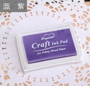 15 Colors Inkpad Handmade DIY Craft Oil Based Ink Pad Rubber Stamps Fabric Wood Paper Scrapbooking Ink pad Finger Paint  Wedding