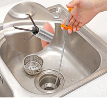 Load image into Gallery viewer, 85cm Long Sewer Cleaning Wire Spring Household Bendable Sink Tub Toilet Dredge Pipe Bathroom Kitchen Sewer Cleaning Tools