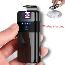 Load image into Gallery viewer, Explorer Outdoor Camouflage Waterproof Windproof Double Arc Pulse Plasma Cigarette Lighter USB Charging  Electric Metal Lighter