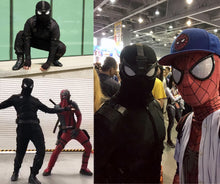 Load image into Gallery viewer, Original Spider-Man Far From Home Movie Stealth Suit Costume Spiderman Noir Cosplay Mask Belt Web Shooter Props Halloween Carnival Accessories