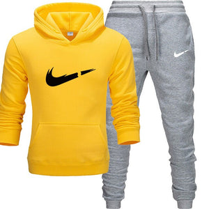 2019 New Fashion Hoodies Men Sport suit Nike JUST BREAK IT Sweatshirt +Sweatpants Suits Casual Long Sleeve Pullover Hoodie clothing