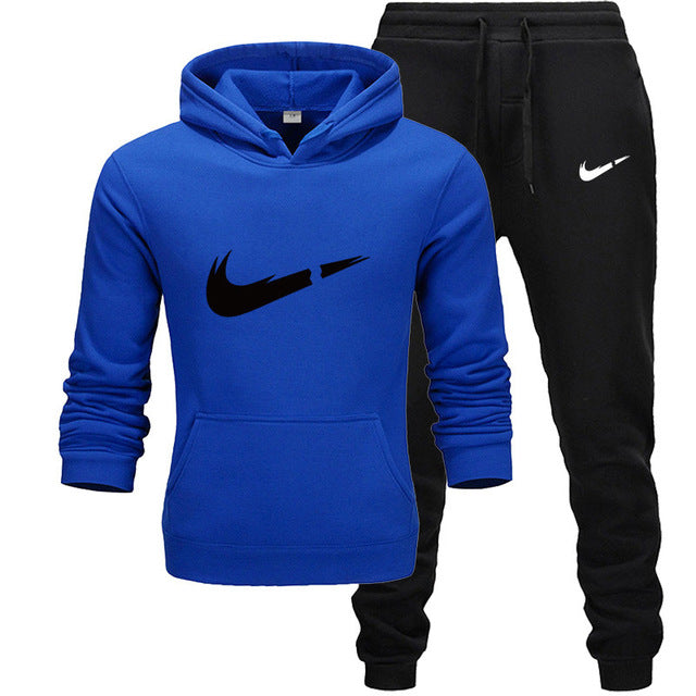 2019 New Fashion Hoodies Men Sport suit Nike JUST BREAK IT Sweatshirt +Sweatpants Suits Casual Long Sleeve Pullover Hoodie clothing