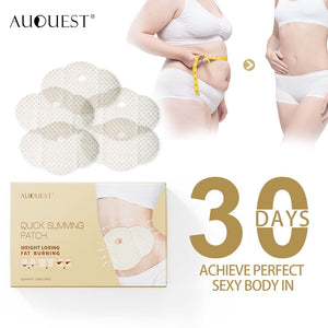 AuQuest Slimming Patch Stomach Cellulite Fat Burner Waist Belly Weight Lossing Paste Navel Sticker Diet Product 2020