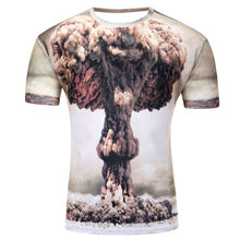Load image into Gallery viewer, 2017 High Quality Water Droplets Move Printed 3D T-shirts Punk 3D Short Sleeve T-Shirt M-4XL /6 style Men&#39;s T-Shirts