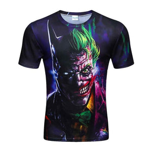 2017 High Quality Water Droplets Move Printed 3D T-shirts Punk 3D Short Sleeve T-Shirt M-4XL /6 style Men's T-Shirts