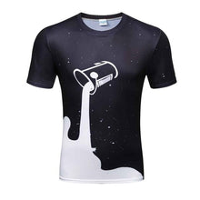Load image into Gallery viewer, 2017 High Quality Water Droplets Move Printed 3D T-shirts Punk 3D Short Sleeve T-Shirt M-4XL /6 style Men&#39;s T-Shirts