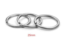 Load image into Gallery viewer, 10pc 25/30mm Exquisite Key Chain Key Ring   DIY Jewelry Accessories for keychain