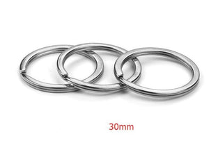 10pc 25/30mm Exquisite Key Chain Key Ring   DIY Jewelry Accessories for keychain