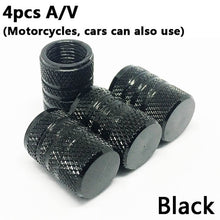 Load image into Gallery viewer, 4Pcs Bike Wheel Tire Covered Car Motorcycle Truck universal Tube Tyre Bicycle AV SV American AIR Valve Cap Dustproof 10 colors