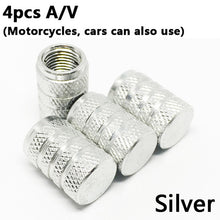 Load image into Gallery viewer, 4Pcs Bike Wheel Tire Covered Car Motorcycle Truck universal Tube Tyre Bicycle AV SV American AIR Valve Cap Dustproof 10 colors