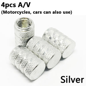 4Pcs Bike Wheel Tire Covered Car Motorcycle Truck universal Tube Tyre Bicycle AV SV American AIR Valve Cap Dustproof 10 colors