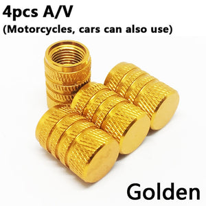 4Pcs Bike Wheel Tire Covered Car Motorcycle Truck universal Tube Tyre Bicycle AV SV American AIR Valve Cap Dustproof 10 colors