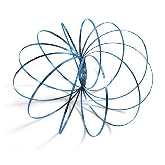 2018 Magic Ring Toroflux Torofluxus Flowtoy Amazing Flow Rings Toys Kinetic Spring Toy Funny Outdoor Game Intelligent Toy Fidget