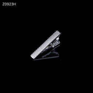 Men's tie clip silver fashion 10 simple short male collar 4cm