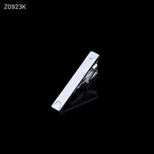 Load image into Gallery viewer, Men&#39;s tie clip silver fashion 10 simple short male collar 4cm