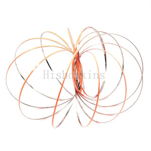 2018 Magic Ring Toroflux Torofluxus Flowtoy Amazing Flow Rings Toys Kinetic Spring Toy Funny Outdoor Game Intelligent Toy Fidget