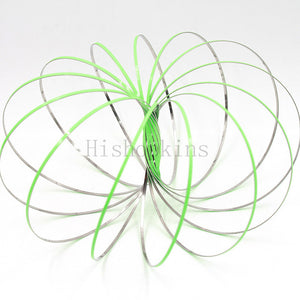 2018 Magic Ring Toroflux Torofluxus Flowtoy Amazing Flow Rings Toys Kinetic Spring Toy Funny Outdoor Game Intelligent Toy Fidget