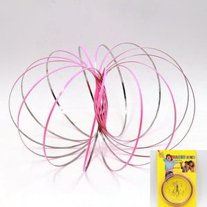 2018 Magic Ring Toroflux Torofluxus Flowtoy Amazing Flow Rings Toys Kinetic Spring Toy Funny Outdoor Game Intelligent Toy Fidget