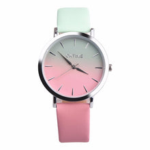 Load image into Gallery viewer, 2018 Fashion WristWatch Retro Rainbow Design Women Dress Watch Quartz Leather  Watches gift for lovers Montre Relogio  #D