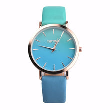 Load image into Gallery viewer, 2018 Fashion WristWatch Retro Rainbow Design Women Dress Watch Quartz Leather  Watches gift for lovers Montre Relogio  #D