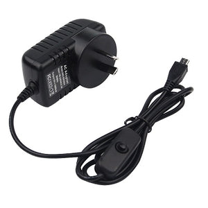 5V 3A Raspberry Pi 3 Model B+ Power Supply Switch Button Power Adapter Supply Micro USB Port for Raspberry Pi 3 Model B+ plus