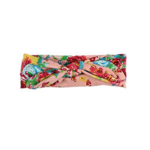 EE BABY Lovely Bowknot Elastic Head Bands For Baby Girls Headband For Children Tuban Baby Baby Accessories Floral Hair haarband