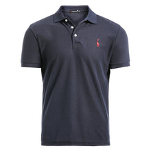 Load image into Gallery viewer, GustOmerD New Man Polo Shirt Mens Casual Deer Embroidery Cotton Polo shirt Men Short Sleeve High Quantity polo men