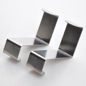 2PC Door Hook Stainless Steel Kitchen Cabinet Clothes Hanger Hanger Hook Bathroom Accessories Hanger Hook