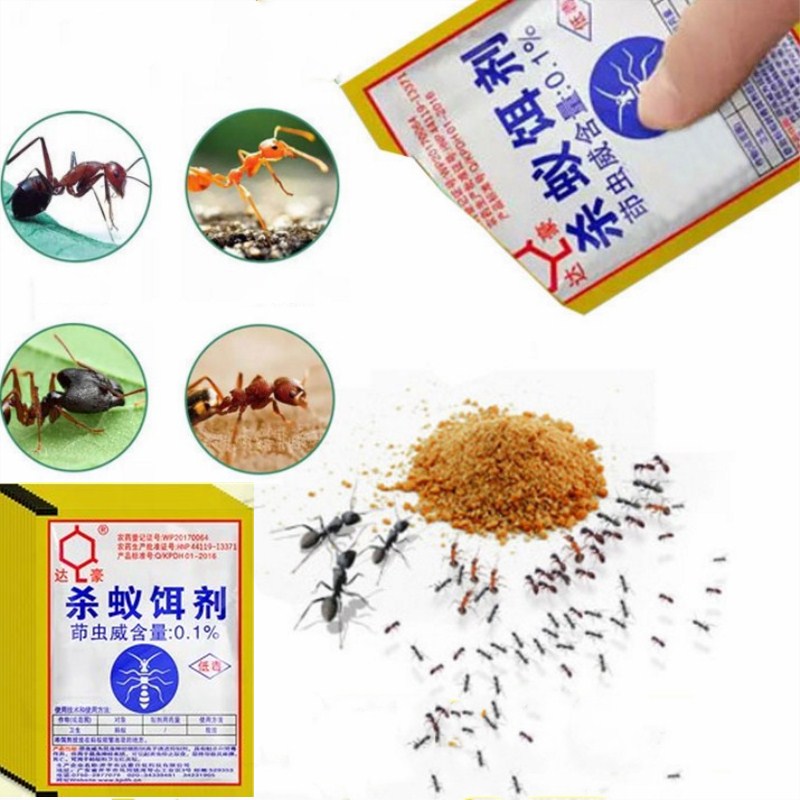 10Packs Green Leaf Powder Ant Killing Bait Ants Repellent Repeller Trap Killer Pest control Destroy Ant Baits