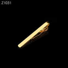 Load image into Gallery viewer, 1 pcs Fashion Style Tie Clip For Men Metal Silver Gold Tone Simple Bar Clasp Practical Necktie Clasp