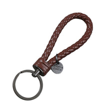 Load image into Gallery viewer, Double One New Braided Leather Keychain Rope Key Chain Ring Handmade DIY Pendant Car Keyrings Accessories for Men Women
