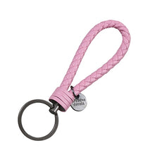 Load image into Gallery viewer, Double One New Braided Leather Keychain Rope Key Chain Ring Handmade DIY Pendant Car Keyrings Accessories for Men Women