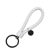 Load image into Gallery viewer, Double One New Braided Leather Keychain Rope Key Chain Ring Handmade DIY Pendant Car Keyrings Accessories for Men Women
