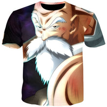 Load image into Gallery viewer, YOUTHUP 2018 Summer T Shirts Men Anime Print Dragon Ball 3D T-Shirt Oogway Tees Master Roshi Men T shirt Streetwear Plus Size