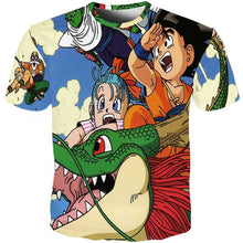 Load image into Gallery viewer, YOUTHUP 2018 Summer T Shirts Men Anime Print Dragon Ball 3D T-Shirt Oogway Tees Master Roshi Men T shirt Streetwear Plus Size