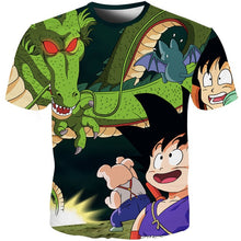 Load image into Gallery viewer, YOUTHUP 2018 Summer T Shirts Men Anime Print Dragon Ball 3D T-Shirt Oogway Tees Master Roshi Men T shirt Streetwear Plus Size