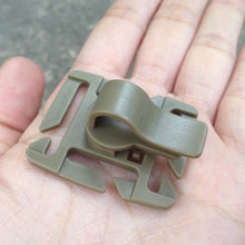 Load image into Gallery viewer, 2PCS EDC Drink Tube Clip Gear Water Pipe Hose Clamp Backpack Molle Carabiner Tactical Buckle Outdoor Camping Hike Accessories