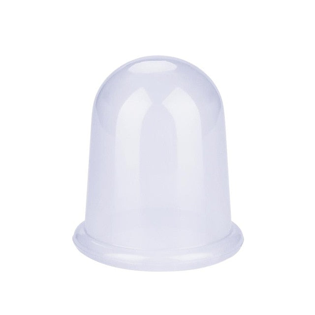 1pc Vacuum Silicone Cupping Body Massager Anti Cellulite Vacuum Cans Silicone Suction Cupping Cups Back Neck Body Massage Helper