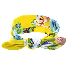 Load image into Gallery viewer, EE BABY Lovely Bowknot Elastic Head Bands For Baby Girls Headband For Children Tuban Baby Baby Accessories Floral Hair haarband