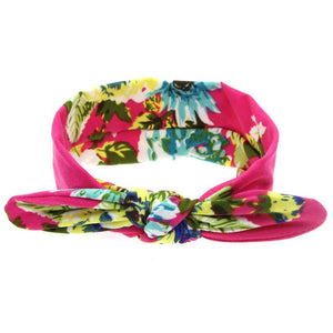 EE BABY Lovely Bowknot Elastic Head Bands For Baby Girls Headband For Children Tuban Baby Baby Accessories Floral Hair haarband