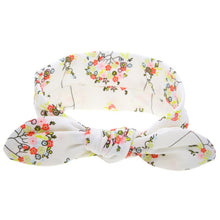 Load image into Gallery viewer, EE BABY Lovely Bowknot Elastic Head Bands For Baby Girls Headband For Children Tuban Baby Baby Accessories Floral Hair haarband