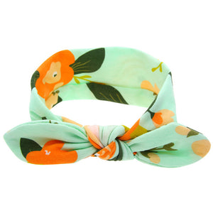 EE BABY Lovely Bowknot Elastic Head Bands For Baby Girls Headband For Children Tuban Baby Baby Accessories Floral Hair haarband