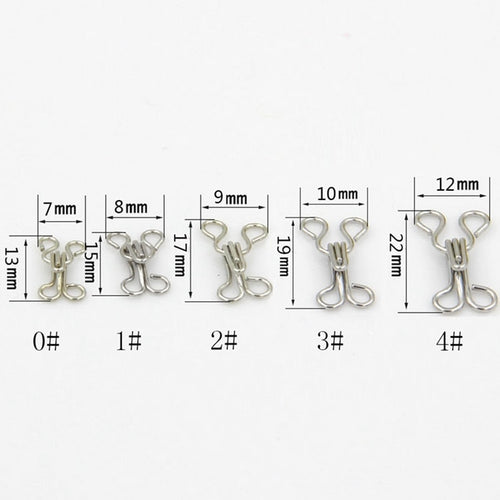 24pcs/lot shirt Hook and Eye Fastener Metal buckle button for Bra/Dress/Corset/collar/bag wraps quilt/shirt/garment accessories