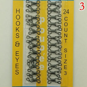 24pcs/lot shirt Hook and Eye Fastener Metal buckle button for Bra/Dress/Corset/collar/bag wraps quilt/shirt/garment accessories
